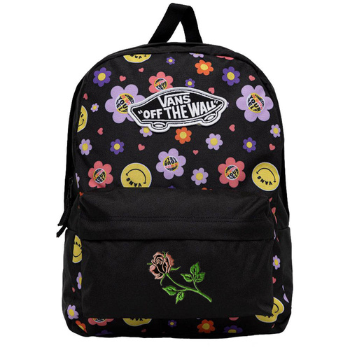Vans Realm Radically Happy Black/Dubarry backpack Custom Rose - VN0A3UI6BDB