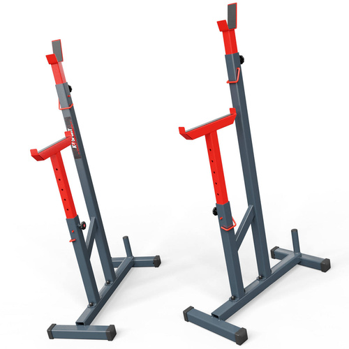 Adjustable training stands for barbell exercise bench with protection K-SPORT - KSSL070/2