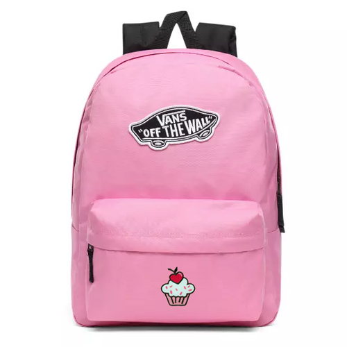 Vans Realm Fuchsia Pink Backpack Custom Muffin - VN0A3UI6UNU