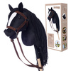 Koń na kiju Hobby Horse A3 Hoppihorse Czarny + Komplet Akcesoriów - T-THH-M01A302