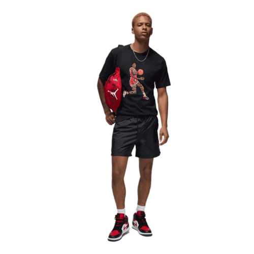 Men's sports T-shirt Jordan Flight Black - FN6000-010
