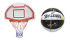 Basketball Backboard MASTER 90 x 60 cm + Spalding Basketball