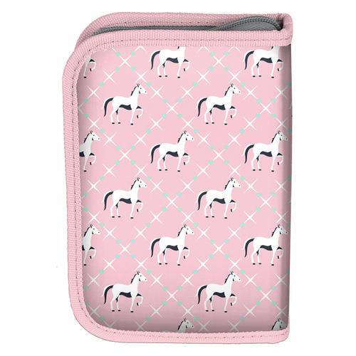 PASO Gray Horse Pencil Case without Equipment - PP23KO-P001BW