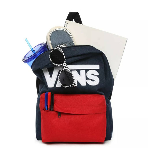 Vans New Skool Dress Blues Chili Pepper Backpack - VN0002TLKY91