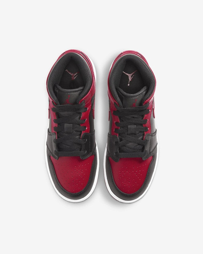 Buty Air Jordan 1 Mid Banned GS retro - 554725-074