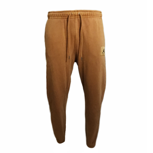 Men's sports pants Air Jordan Flight Fleece Men's Tracksuit Bottoms Brown- FB7298-231