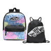 Plecak miejski szkolny VANS Realm Tie Dye Orchid - VN0A3UI6ZGY + Worek