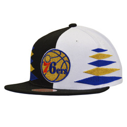 Czapka z daszkiem Mitchell & Ness NBA Diamond Cut Philadelphia 76ers - HHSS1093-P76YYPPPBKWH