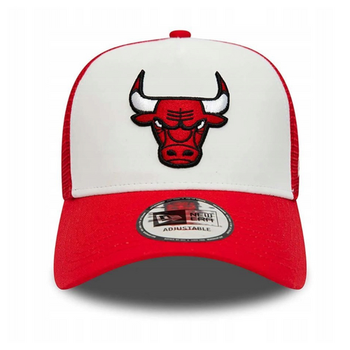 New Era 9FORTY NBA Chicago Bulls Team Colour Red A-Frame Trucker Cap - 60348855