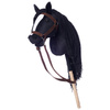 Koń na kiju Hobby Horse A3 Hoppihorse Czarny + Komplet Akcesoriów - T-THH-M01A302