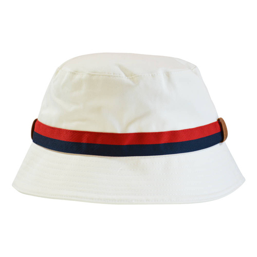 Tommy Hilfiger Established Tape Bucket White Hat - AM0AM08271-YBI
