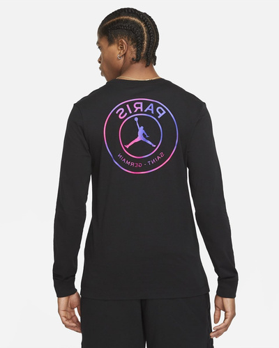 Air Jordan x PSG Paris Longsleeve Black T-shirt - CZ0792-010