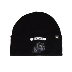 Czapka zimowa wełniana Goorin Bros. Soft Rock Panther Beanie Black - 107-1796-BLK