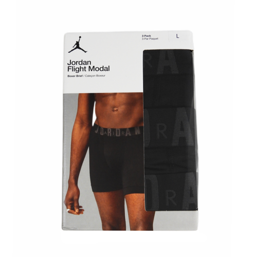 Sport Panties Air Jordan Flight Men's Modal Boxer Briefs 3-Pack Black - JM0621-023