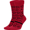 Skarpety koszykarskie Air Jordan Legacy Crew czerwone - CU0037-687