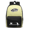 Vans Realm Lemon Tonic Checkerboard Rucksack Custom Cats - VN0A3UI6VD7