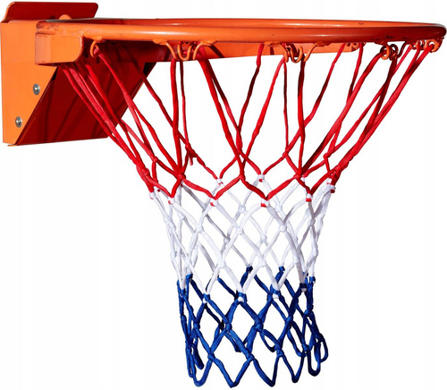 Siatka na obręcz do Koszykówki Kosza Wilson trójkolorowa 45 cm WTBA8002NBA