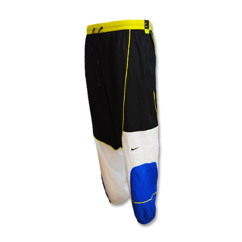 Spodnie Nike Throwback Pants Black/White/Opti Yellow/Signal Blue - CV1914-013