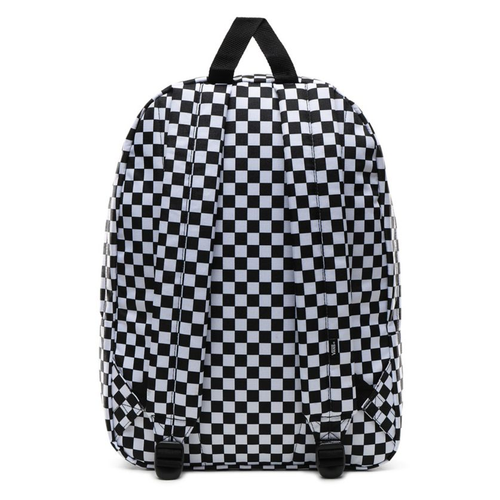 Plecak szkolny Vans Old Skool III kratka czarno biały custom chmurka