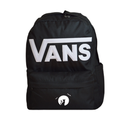 Plecak szkolny miejski Vans Old Skool Drop V Backpack Black VN000H4ZBLK1 + Custom Halloween Cat