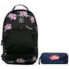 Plecak szkolny młodzieżowy Vans Turbon Backpack w kwiaty + piórnik 