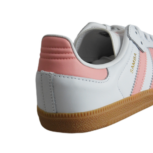 Adidas Samba OG Kids Shoes Cloud White/Semi Pink Spark - JP5484