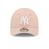 Czapka z daszkiem dziecięca New Era 9FORTY MLB NY New York Yankees Infant League Essential Różowa - 60298884