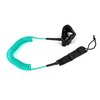 Linka zabezpieczająca leash Enero do deski SUP 10 stóp zielona spiralna - 1034089