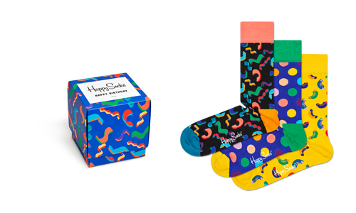 Giftbox Happy Socks 3-pak - XBDA08-2700