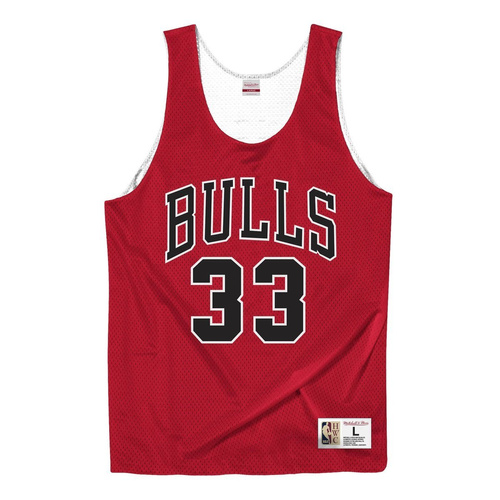Koszulka męska dwustronna Mitchell & Ness NBA Tank Top Chicago Bulls Scottie Pippen