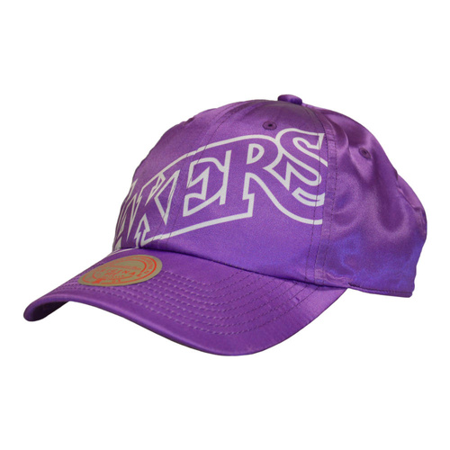 Czapka z daszkiem Mitchell & Ness NBA Los Angeles Lakers Snapback - HLUX1095-LALYYPPPPURP