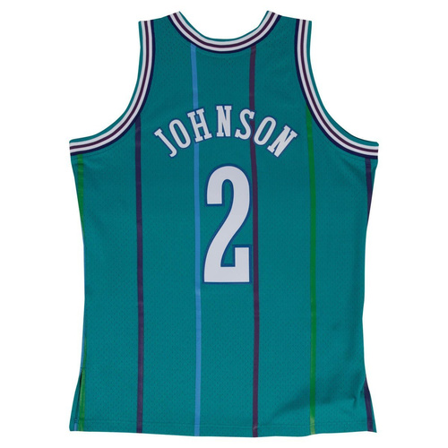 Mitchell & Ness Charlotte Hornets Larry Johnson Swingman Jersey