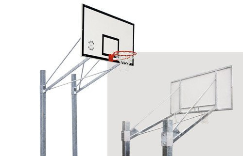 Sure Shot 667 Doppelmast-Basketballanlage