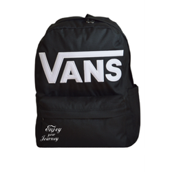 Plecak szkolny miejski Vans Old Skool Drop V Backpack Black VN000H4ZBLK1 + Custom Enjoy your journey