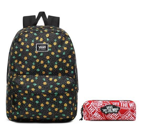 Plecak szkolny Vans Realm Polka Ditsy - VN0A3UI7VCY + Piórnik