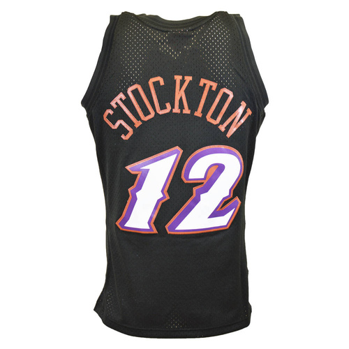 Koszulka Mitchell & Ness NBA Utah Jazz John Stockton Swingman - SMJYBW19107-UJABLCK98JST