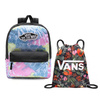 Plecak miejski szkolny VANS Realm Tie Dye Orchid - VN0A3UI6ZGY + Worek