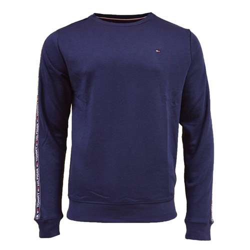Bluza męska Tommy Hilfiger LS HWK Track Top granatowa - UM0UM00705 416