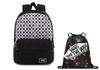 Plecak szkolny Vans Glitter Check Realm - VN0A48HGUX9 + Worek