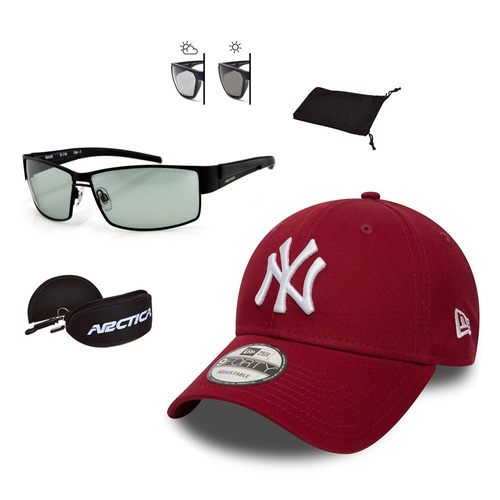 Set of sunglasses Arctica and New Era baseball cap