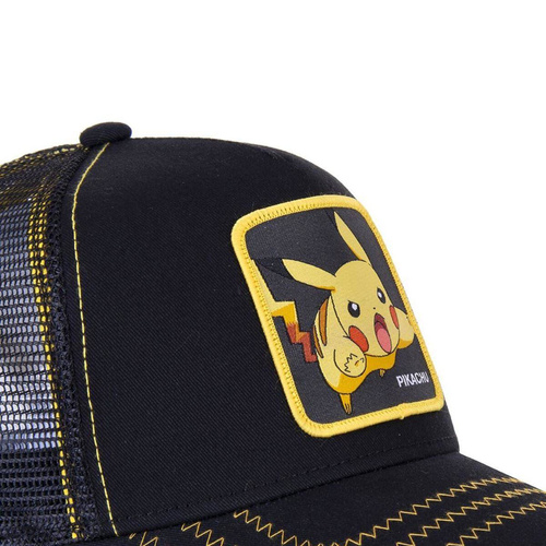 Czapka z daszkiem Capslab Pikachu Pokemon Trucker Czarna - CL/PKM2/1/PIK7