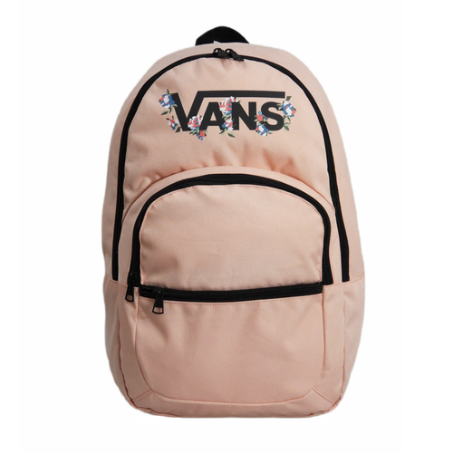 Plecak szkolny młodzieżowy VANS Ranged Backpack Pink Kwiaty - VN0A7UFNY6O