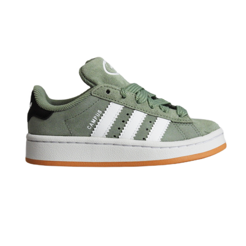 Adidas Campus 00s Kids Shoes Silver Green/Cloud White - JP5509