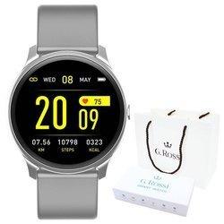 Zegarek uniwersalny Smartwatch G. Rossi opaska SMS Kroki Puls