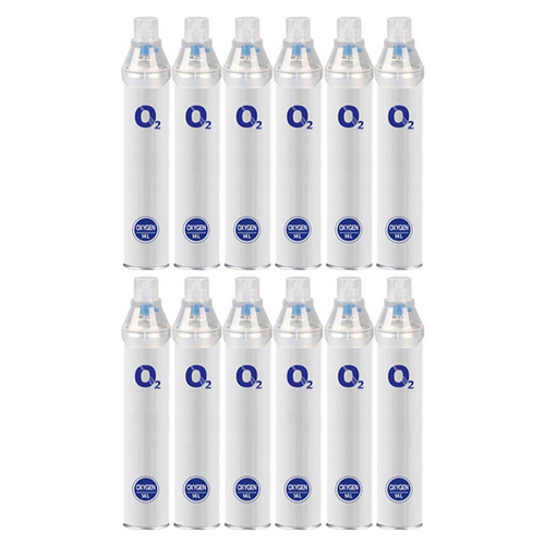 Tlen inhalacyjny w puszce tlenoterapia O2 Oxygen 99% 14 l - 12 szt