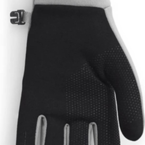 Women's fleece gloves grey black The North Face Etip  - NF0A4SHBDYY