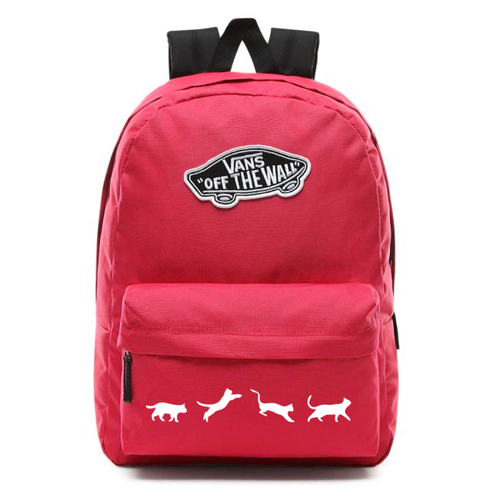 Vans Realm Backpack - VN0A3UI6SQ2 - Custom Cats