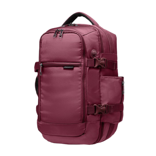 Plecak kabinowy do samolotu Puccini RFID Easy Pack Collection 18L bordowy - PM90171-3B