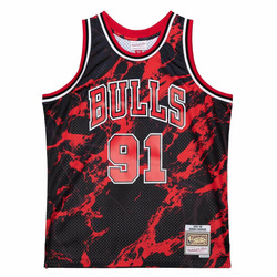 Koszulka Mitchell & Ness Marble NBA Swingman Dennis Rodman Chicago Bulls