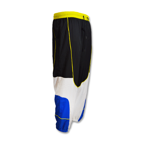 Spodnie Nike Throwback Pants Black/White/Opti Yellow/Signal Blue - CV1914-013